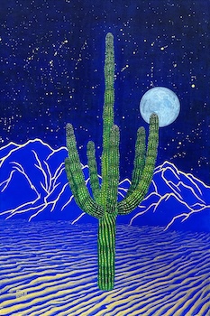 Cactus in the Dark-9 18x12