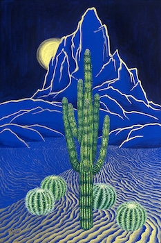 Cactus in the Dark-10 18x12