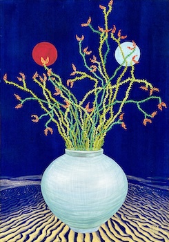 Ocotillo in the Dark 18x12
